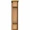 Ekena Millwork Newport Rough Sawn Corbel w/Backplate, Western Red Cedar, 6"W x 10"D x 26"H COR06X10X26NEW01RWR - alternate 4